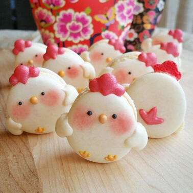 chicken macarons